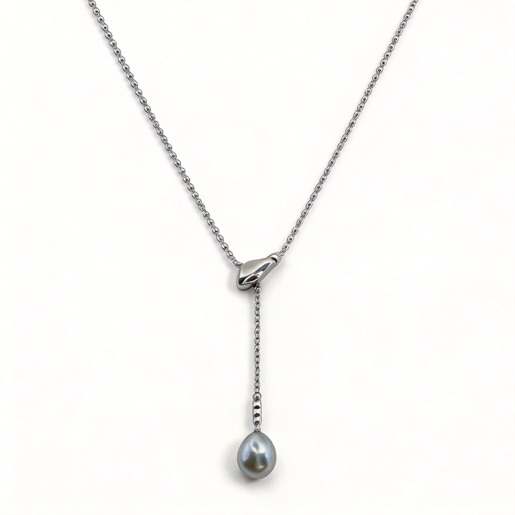 Tahitian Keshi pearls necklaces.