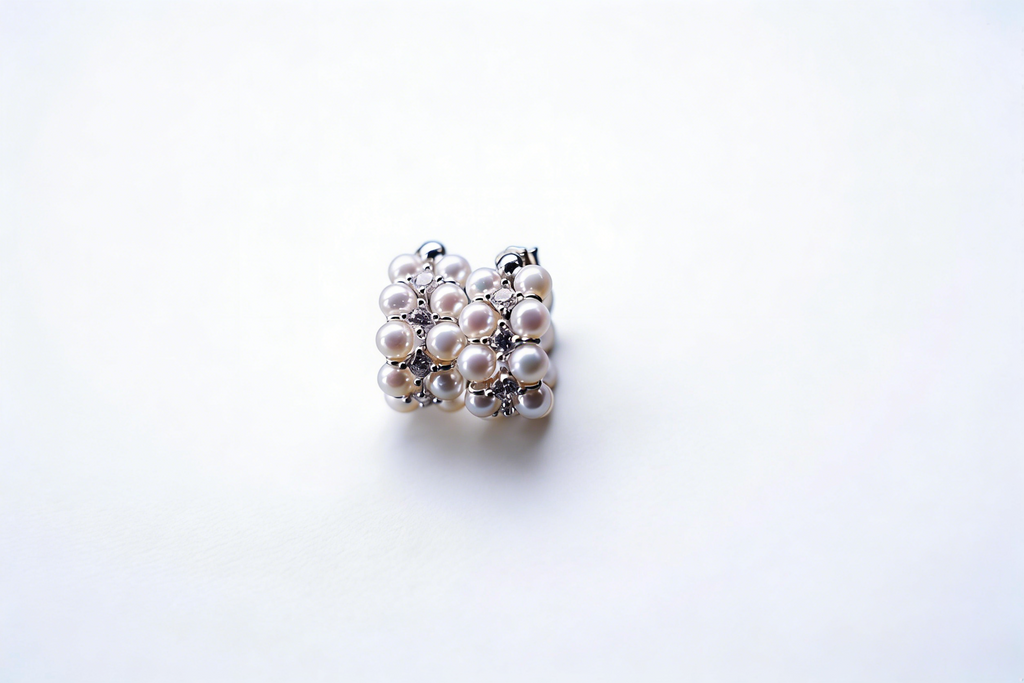 Handmade Aurora Freshwater Pearl Earrings.